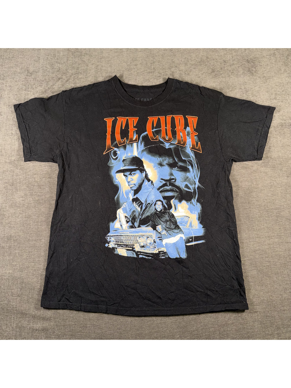 Ice Cube Graphic Black T-Shirt Size L